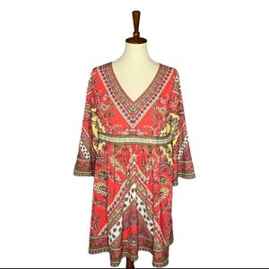 UMGEE Boho Multicolor Tunic Size Medium EUC